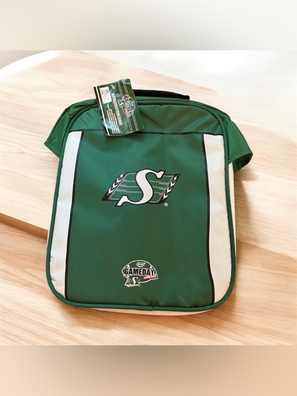 NEW Saskatchewan Roughriders Jersey Cooler Insulated Lunch Bag Limited Edition